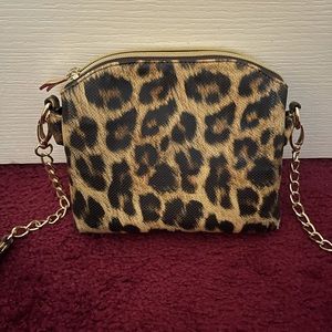 Cheetah print crossbody